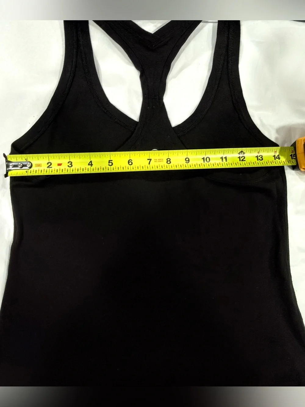 Lululemon Black Racerback Athletic Tank Top Women’s Size 6 Yoga Running